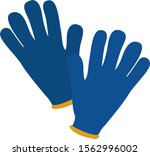 winter gloves  illustration ... | Shutterstock .eps vector #1562996002