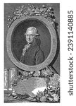 Portret van Johann Jacob von Well, Johann Georg Mannsfeld, after Joseph Hickel, 1774 - 1817