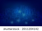 concept of smart or digital... | Shutterstock .eps vector #2011204142