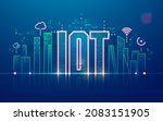 concept of internet of things... | Shutterstock .eps vector #2083151905