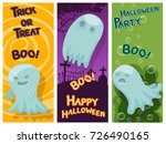 happy halloween colorful set... | Shutterstock .eps vector #726490165