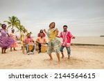 Young Black Couple Dancing At A ...