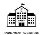 school vector icon  isolated... | Shutterstock .eps vector #527801908