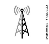 Transmitter Vector Icon On...