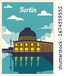 Retro Poster Berlin City...