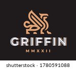 Winged Griffin Modern Logo....