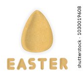 vector realistic easter egg... | Shutterstock .eps vector #1030019608