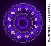 illustration with horoscope... | Shutterstock .eps vector #1161459652
