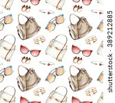 watercolor clothes illustration.... | Shutterstock . vector #389212885