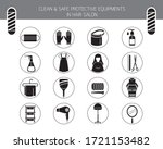 clean and safe protective... | Shutterstock .eps vector #1721153482