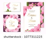 wedding event invitation save... | Shutterstock .eps vector #1077311225