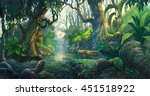 Fantasy Forest Background...