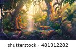 Sunset In Fantasy Forest...