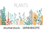 floral vector illustration in... | Shutterstock .eps vector #1898484295