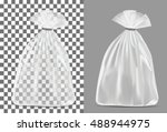 transparent blank foil or paper ... | Shutterstock .eps vector #488944975
