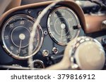 Close Up On A Dashboard Of A...