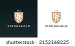 royal lion shield logo mark... | Shutterstock .eps vector #2152168225