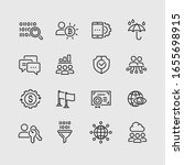 business icons for internet... | Shutterstock .eps vector #1655698915
