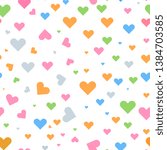 colorful heart seamless with...