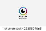 Creative Colorfing Eye Logo...