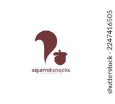 squirrel nuts logo template...