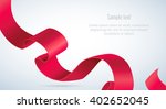 curved ribbon. realistic... | Shutterstock .eps vector #402652045