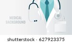 medical background with close... | Shutterstock .eps vector #627923375