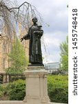 Small photo of London, Great Britain -May 22, 2016: Statue of Emmeline Pankhurst, the main british suffragette, in the Victoria Tower Gardens, Westminster created by Arthur George Walker