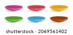 dish icon set. cartoon empty... | Shutterstock .eps vector #2069561402