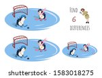 find 6 differences. educational ... | Shutterstock .eps vector #1583018275