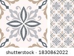 seamless azulejo tile.... | Shutterstock .eps vector #1830862022