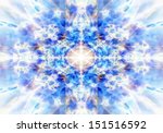 Light Blue Kaleidoscope...