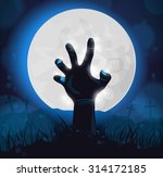 halloween background  poster... | Shutterstock .eps vector #314172185