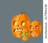 halloween pumpkin. | Shutterstock .eps vector #317904158
