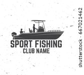 Sport Fishing Club. Vector...