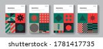 collection of geometric covers. ... | Shutterstock .eps vector #1781417735