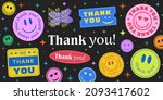 thank you abstract patches... | Shutterstock .eps vector #2093417602