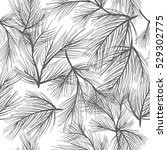 seamless pattern   sprigs of... | Shutterstock .eps vector #529302775
