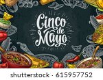 Cinco De Mayo Lettering And...