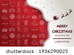 merry christmas illustration... | Shutterstock .eps vector #1936290025
