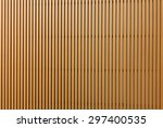 Texture of wood lath wall background