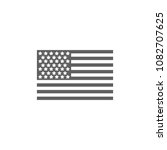 america flag icon vector.... | Shutterstock .eps vector #1082707625