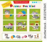 matching game for children.... | Shutterstock .eps vector #1813190365