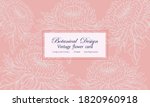 vintage card chrysanthemum and... | Shutterstock .eps vector #1820960918