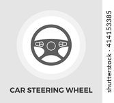 car steering wheel icon vector. ... | Shutterstock .eps vector #414153385