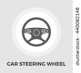 car steering wheel icon  | Shutterstock . vector #440082148