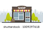 Vector Shop Or Market Store...
