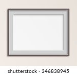 elegant blank frame. | Shutterstock .eps vector #346838945