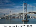 San Francisco Bay bridge in the morning