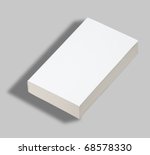 Blank Paperback Book White...